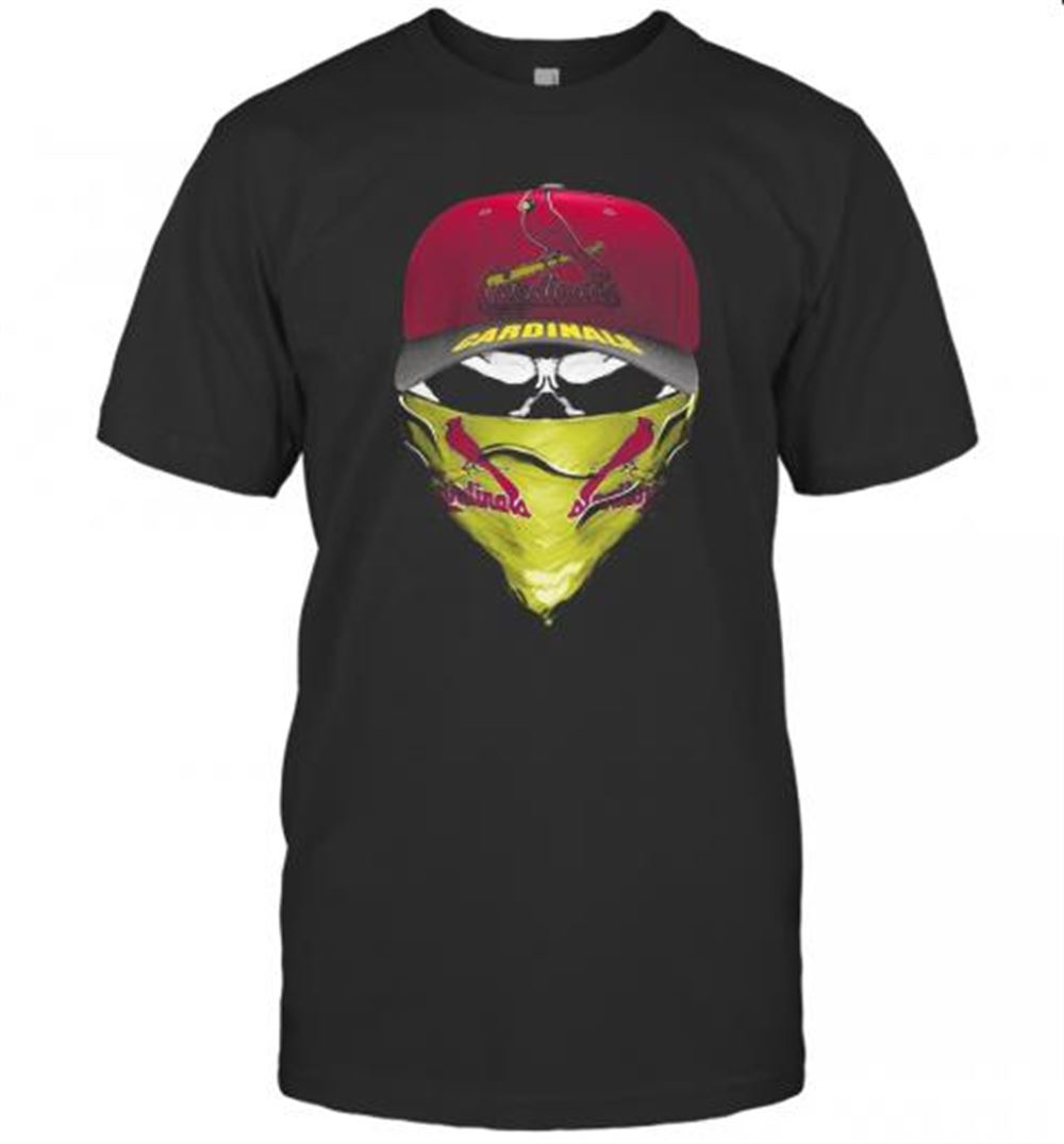 Amazing Skull Mask St Louis Cardinals Baseball T-shirt 