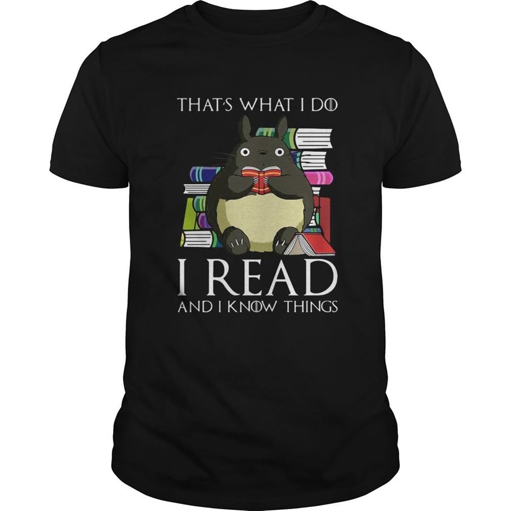 Best Thats What I Do I Read And I Know Things Book Mouse Shirt 