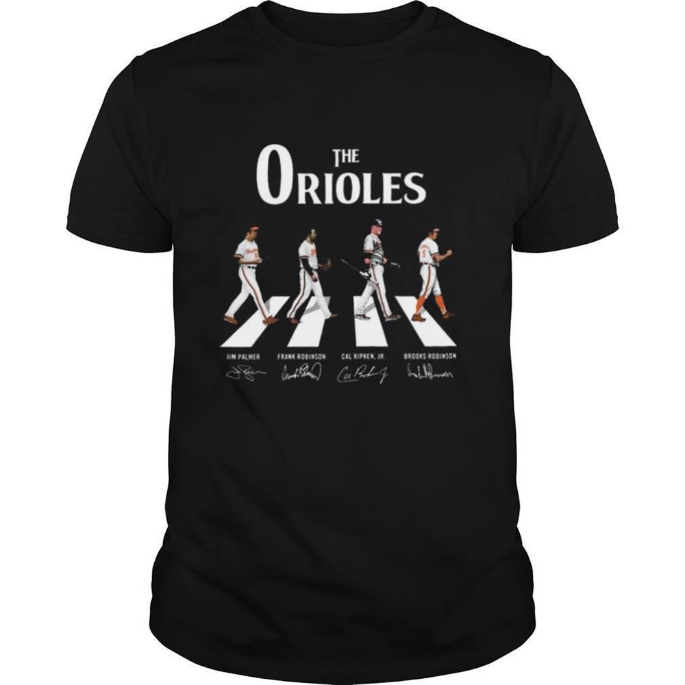 Best The Orioles Walking The Abbey Road Signatures Shirt 