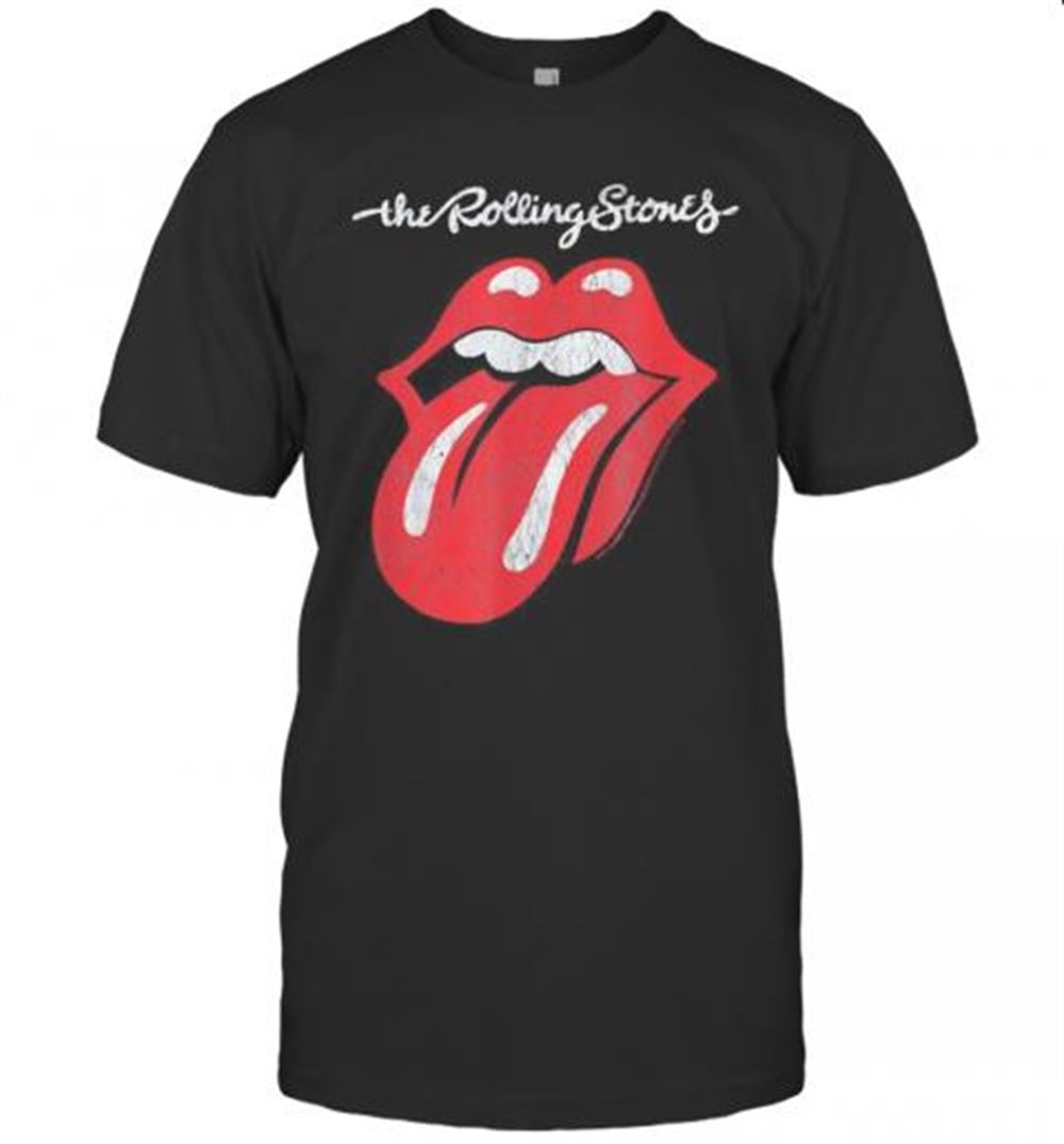 Attractive The Rolling Stones Band Logo T-shirt 