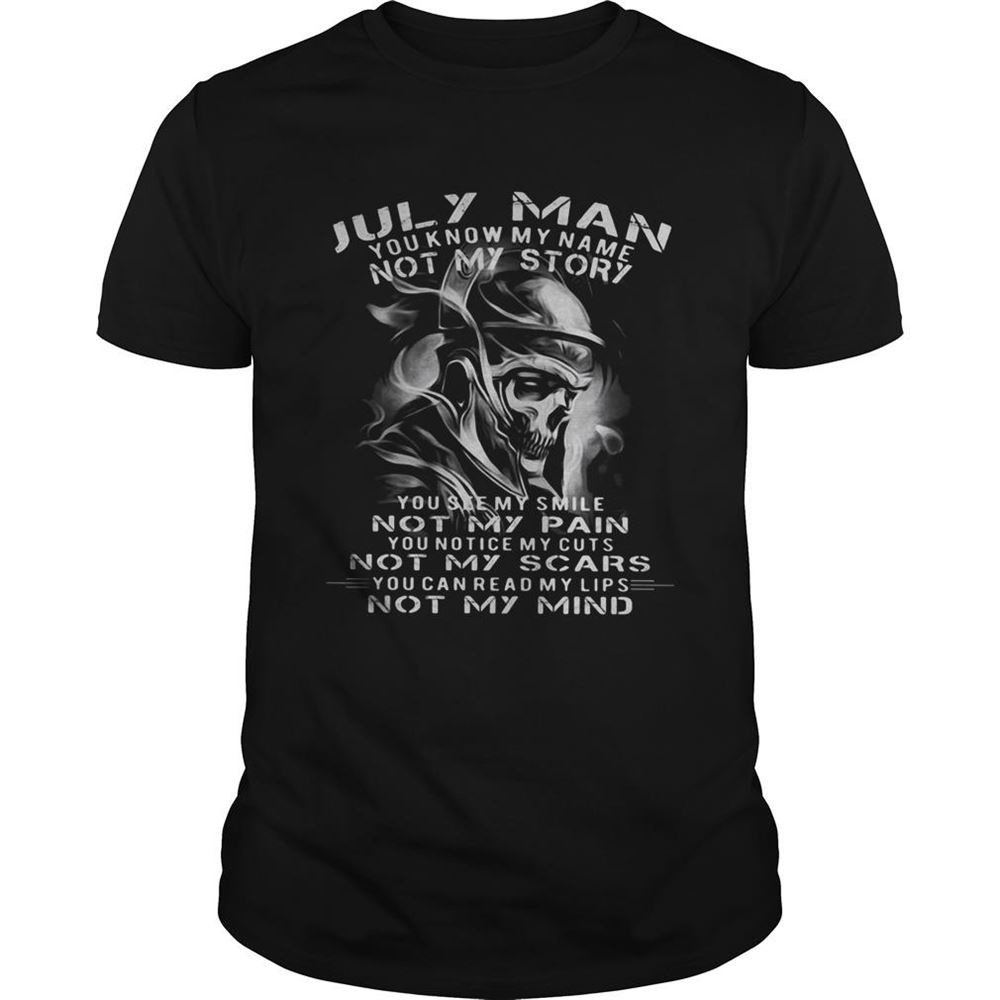 Amazing Veteran Skull July Man You Know My Name Not My Story You See My Smile Not My Pain Not My Scars You 