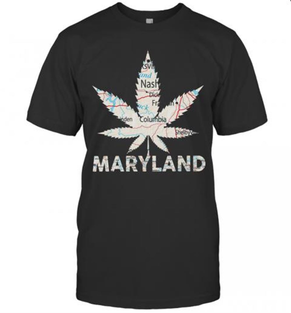 Happy Weed Maryland T-shirt 