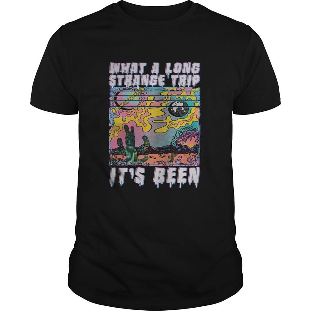 Awesome What A Long Strange Trip Its Been Vintage Shirt 