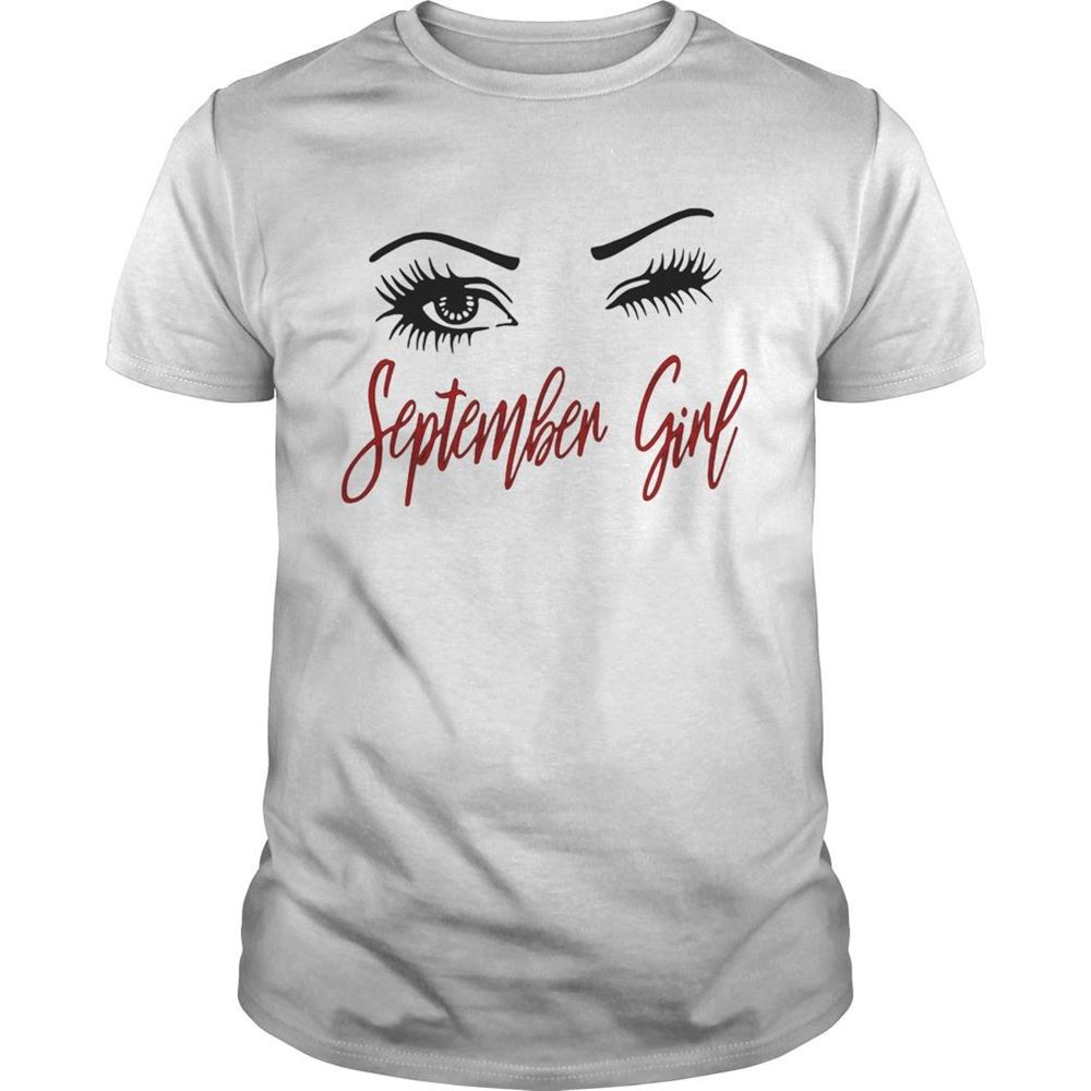 Promotions White Eyes September Girl Shirt 