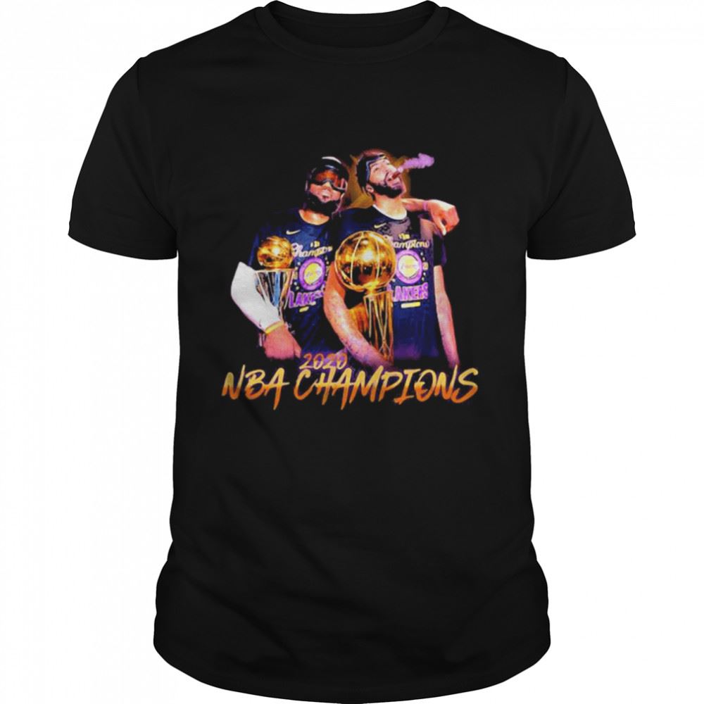 Promotions 2020 Nba Champions Los Angeles Lakers Shirt 