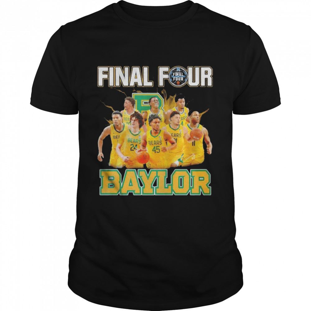 Promotions 2021 Mens Basketball Final Four Baylor Shirt 