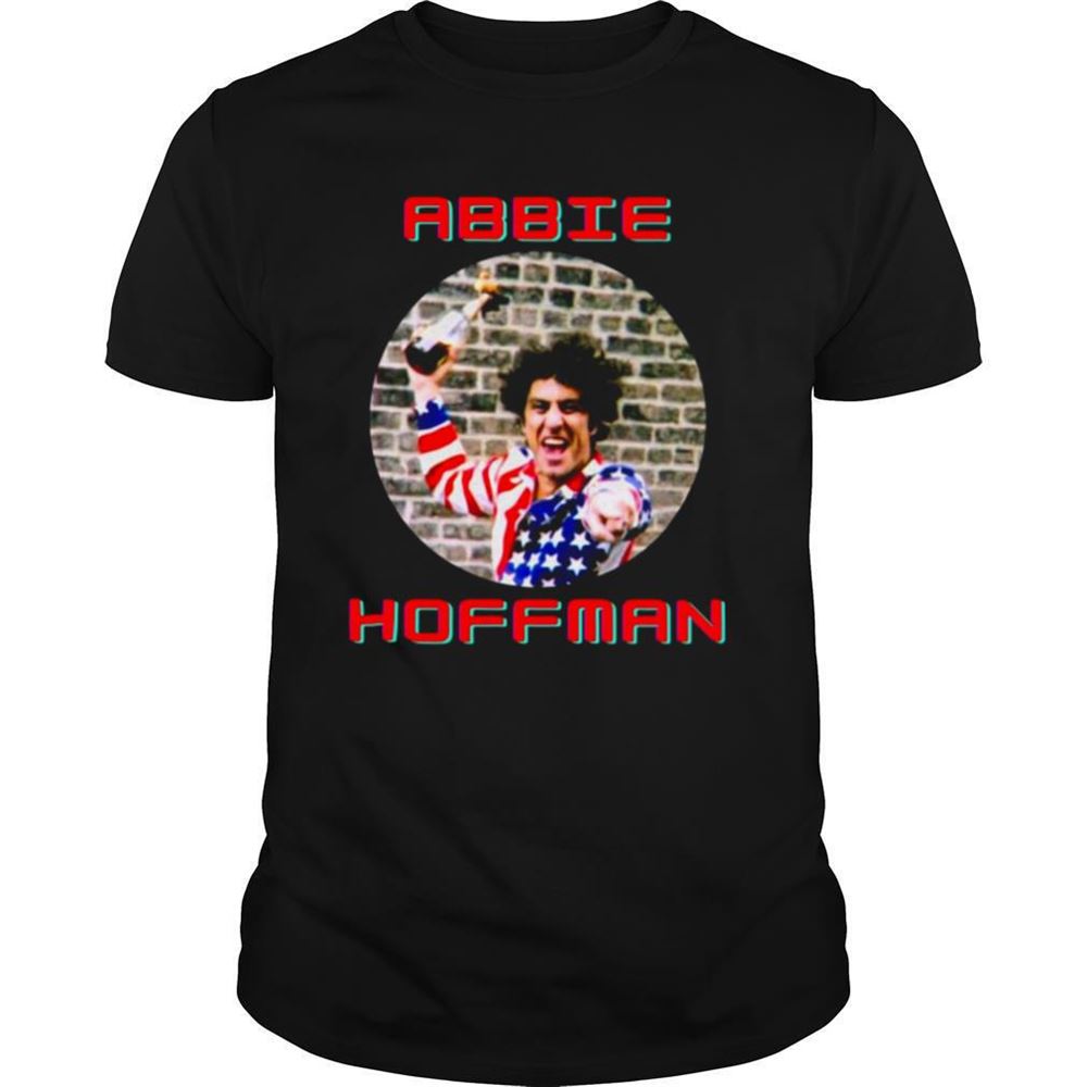 Promotions Abbie Hoffman In His American Flag Shirt 
