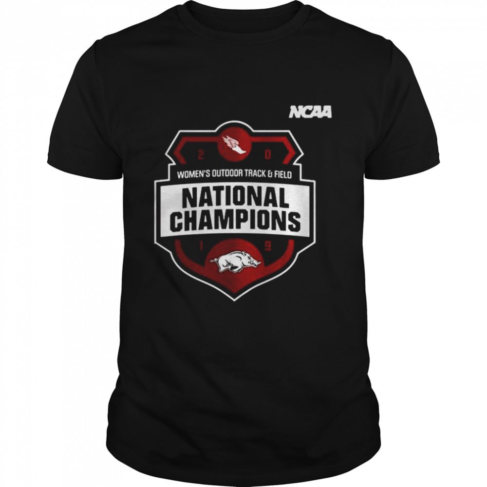 Attractive Arkansas Razorbacks 2019 Ncaa Womens Outdoor Track Field National Champions Shirt 