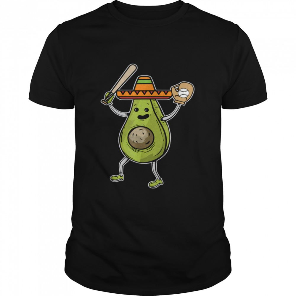 Amazing Avocado Baseball Cinco De Mayo Avogato Mexican Fiesta Shirt 