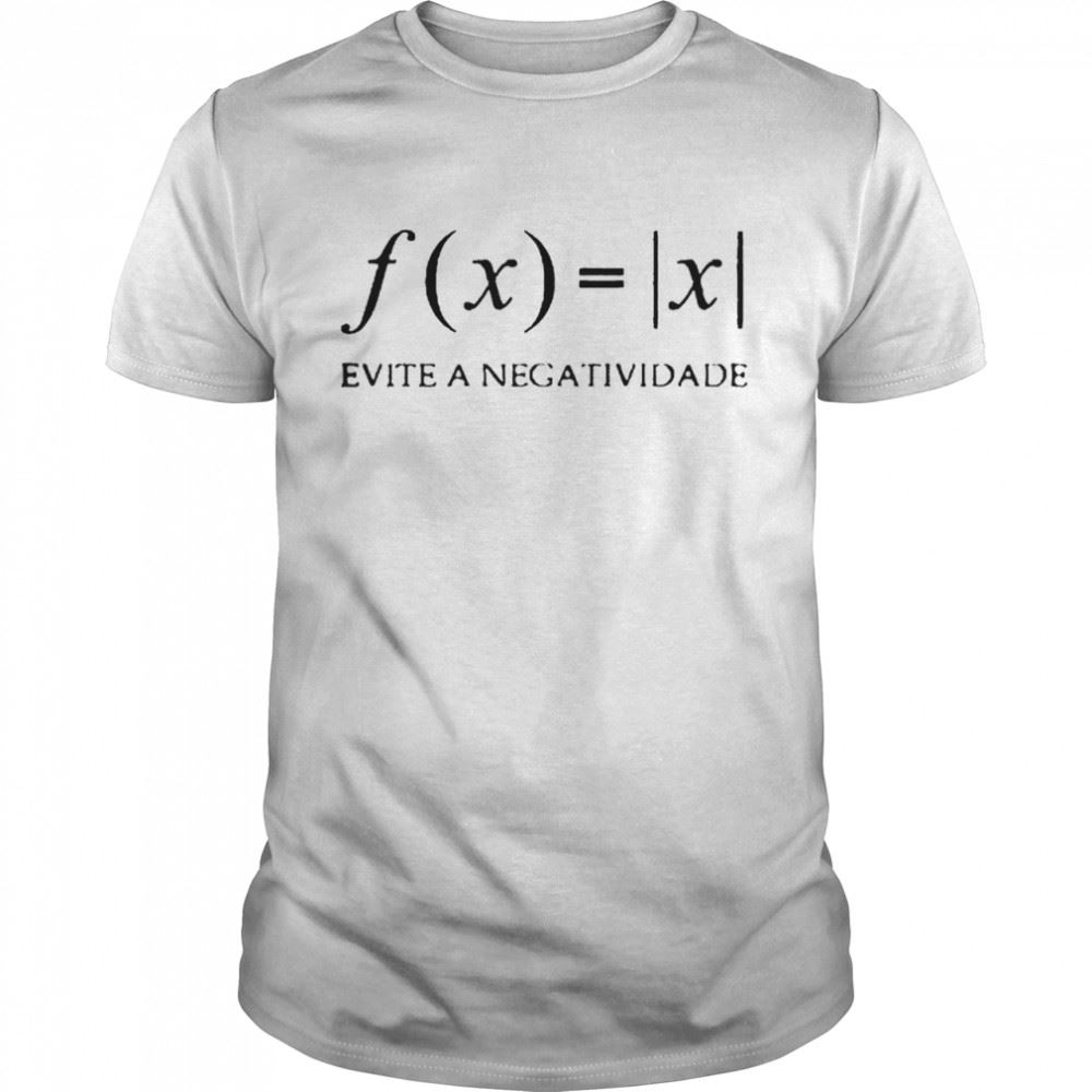 Attractive Camiseta Preta Evite A Negatividade Shirt 