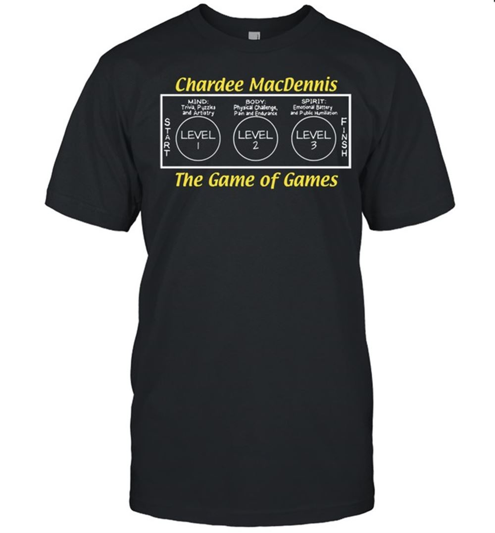 Attractive Chardee Macdennis The Game Of Games Shirt 