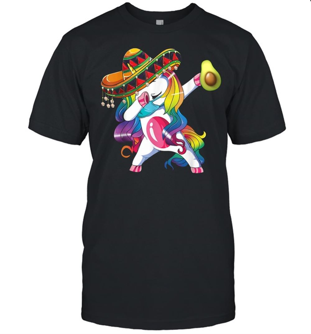 Happy Cinco De Mayo 2021 Dabbing Unicorn Mexican Shirt 