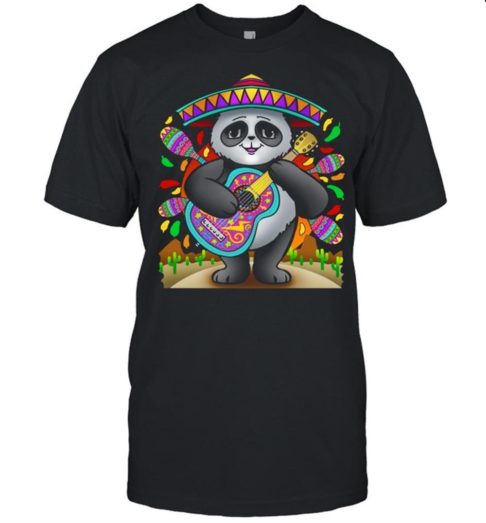 Amazing Cinco De Mayo Panda Bear Mexican Shirt 