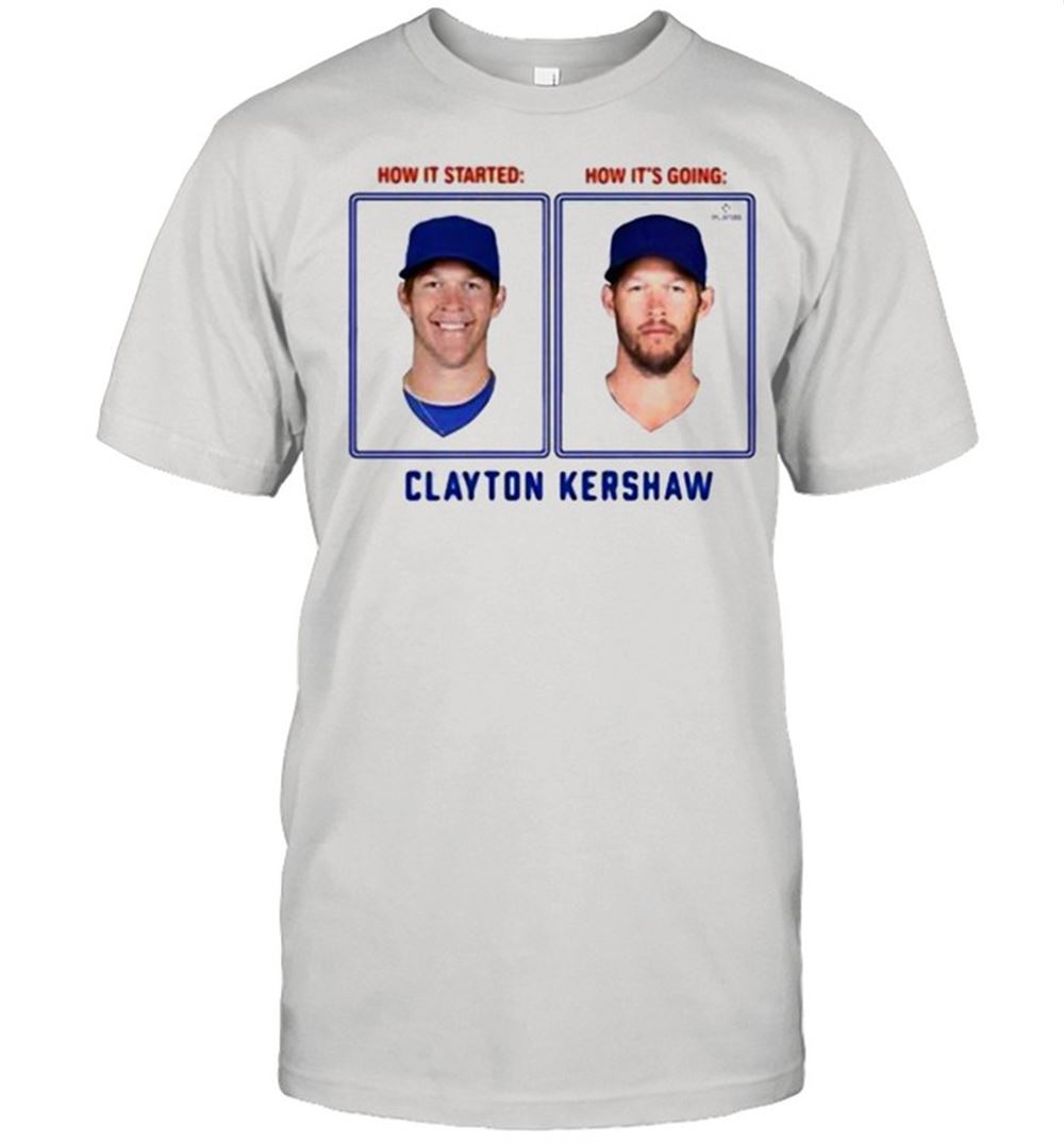 Amazing Clayton Kershaw Then And Now Los Angeles Shirt 