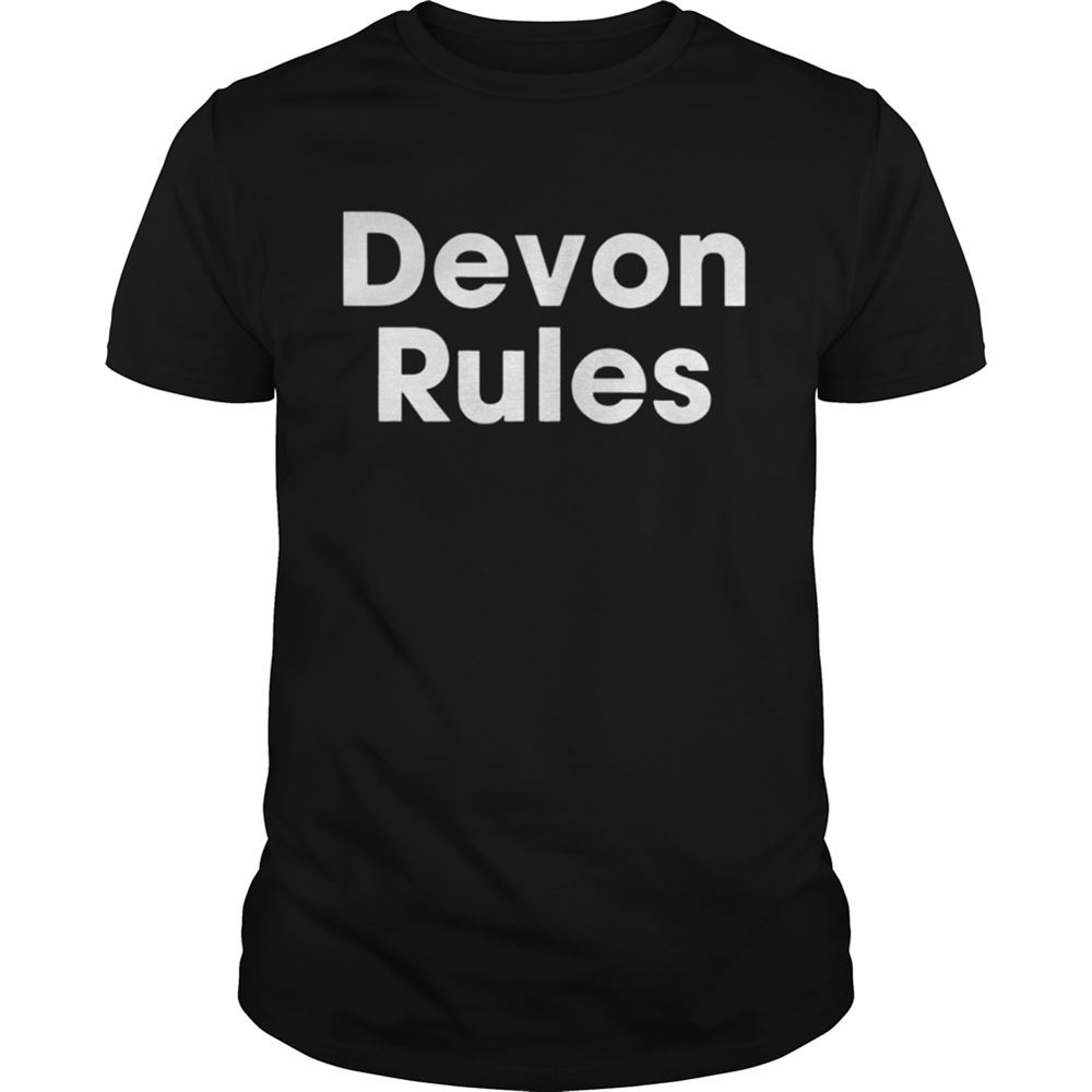 Gifts Devon Rules Shirt 