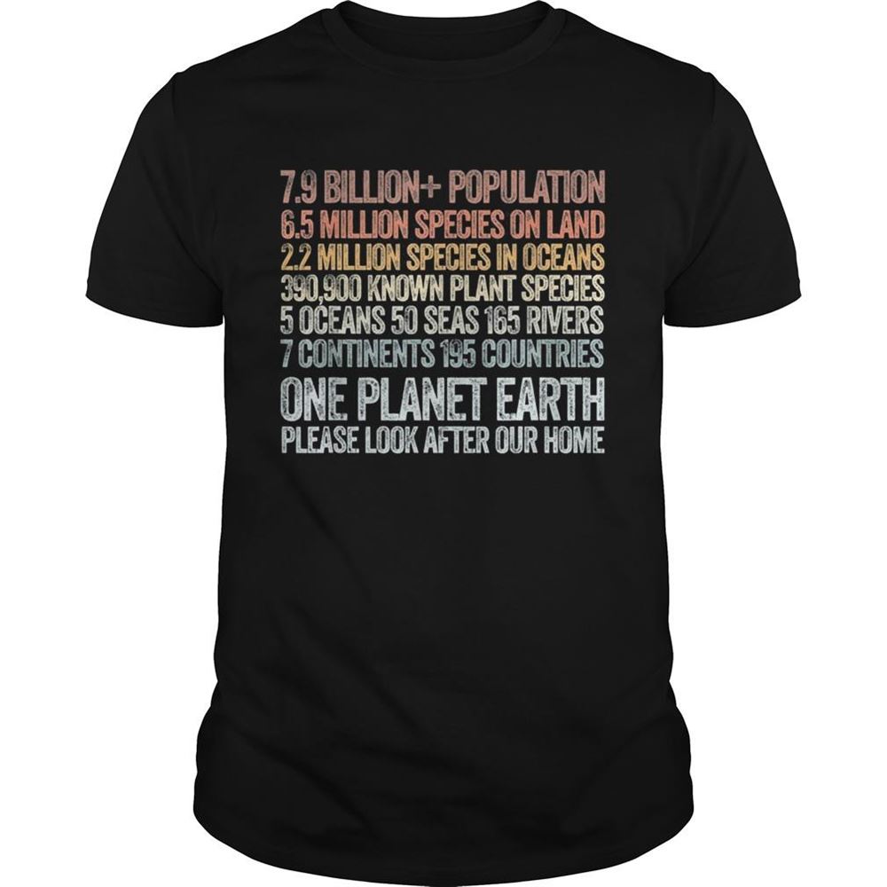 High Quality Earth Day 2021 One Planet Earth Look After It Environmental Shirt 