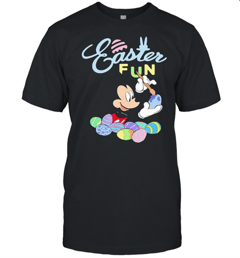 Awesome Easter Fun Mickey Paint Egg Shirt 