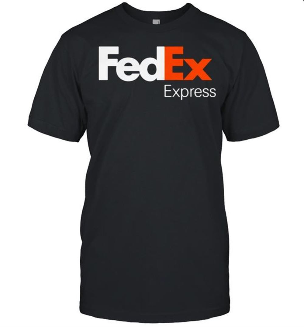 Special Fedex Express Logo White Orange Shirt 