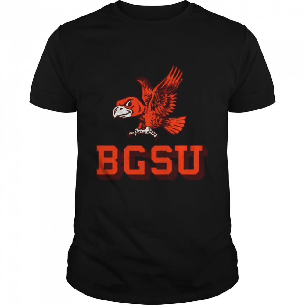 Amazing Flying Falcon Logo Bowling Green State University Shirt 