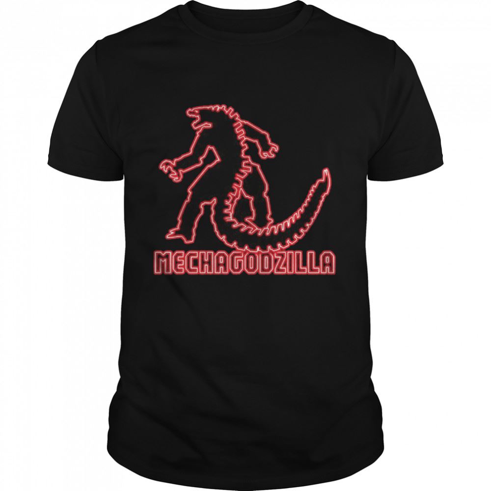 Awesome Godzilla Kong Vs Mechagodzilla Neon Shirt 