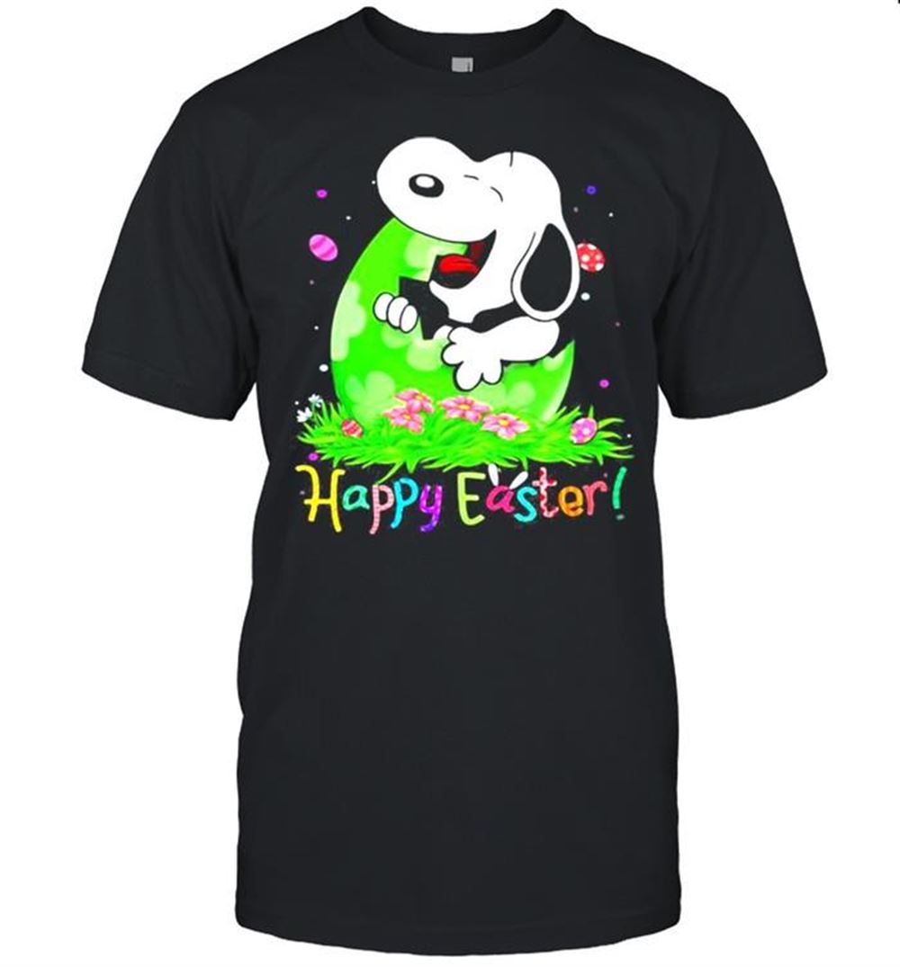 Great Happy Easter Snoopy Egg Shirt 