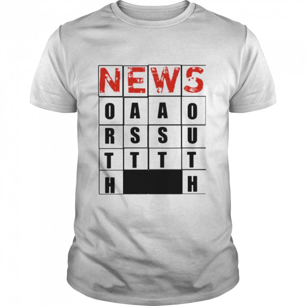 Attractive Hot News Casual Crossword Shirt 