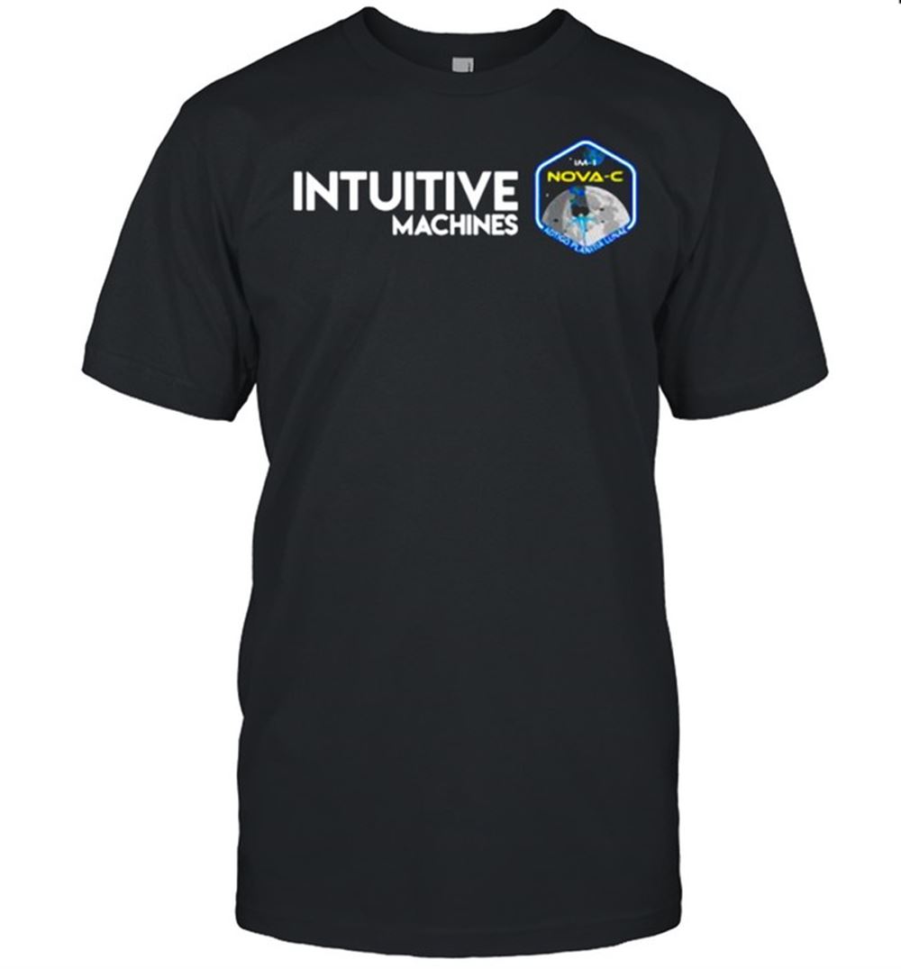 Attractive Intuitive Machines 1 Mission Glitch Artworkshirt 