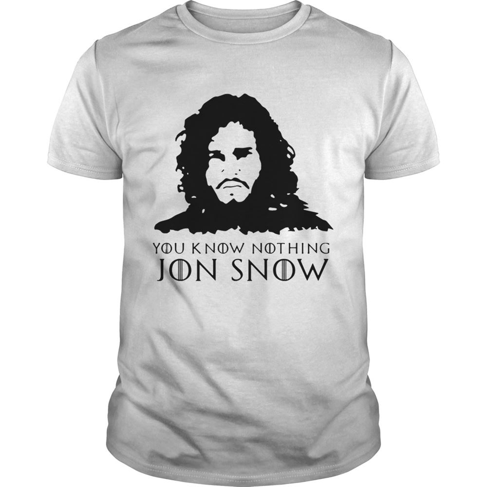 Amazing Aegon Targaryen You Know Nothing Jon Snow Game Of Thrones Tshirt 