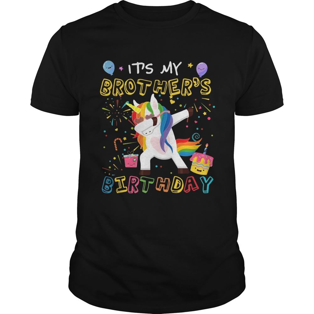 High Quality Awesome Its My Brothers Birthday Funny Kid T-shirt 