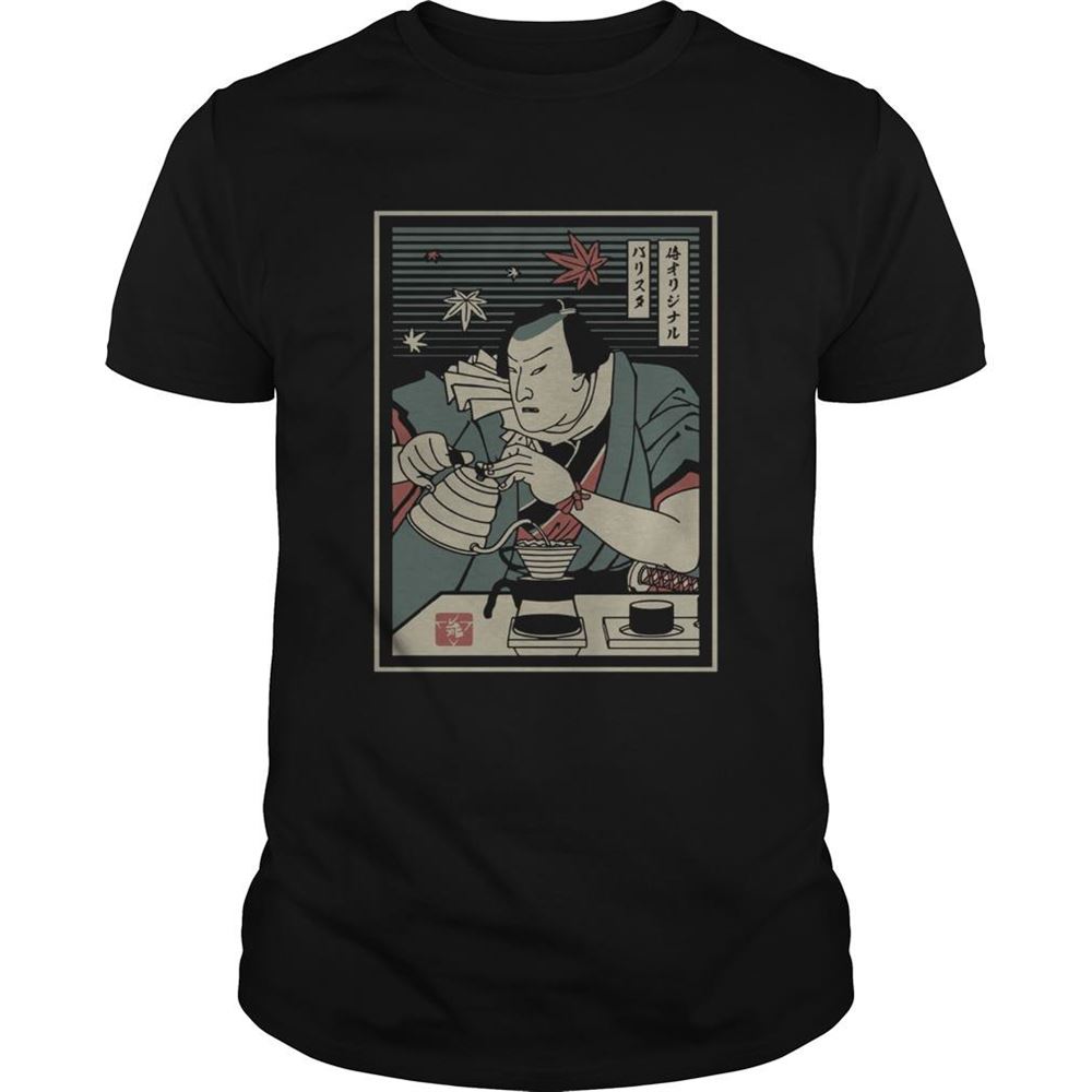 Great Barista Samurai Shirt 