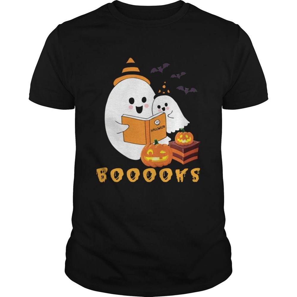 Gifts Boo Reading Funny Halloween Costume Shirt 