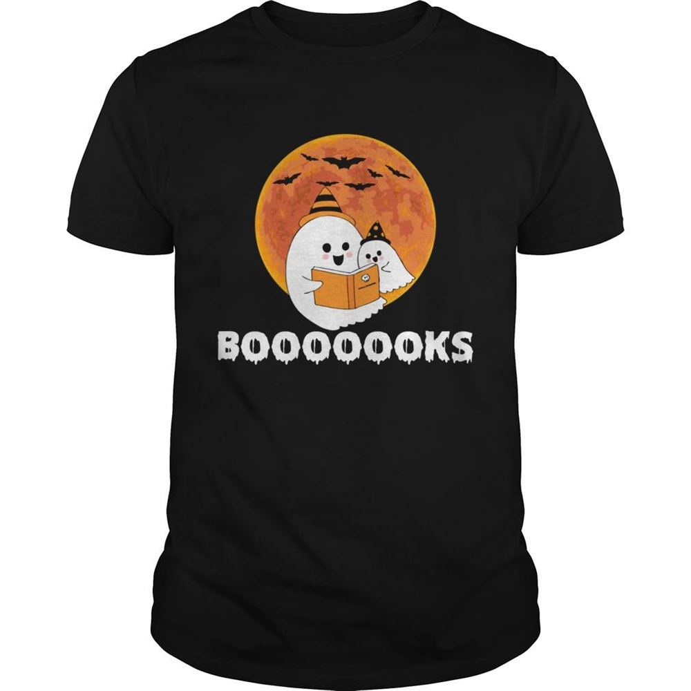 Limited Editon Booooooks Shirt Boo Read Books Halloween Tshirt 
