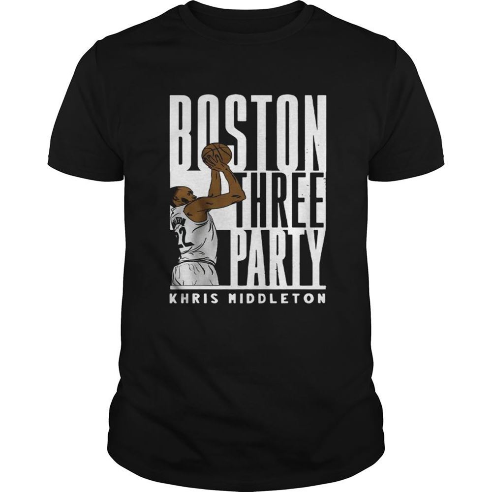 Promotions Boston Three Party Khris Middleton Shirt 