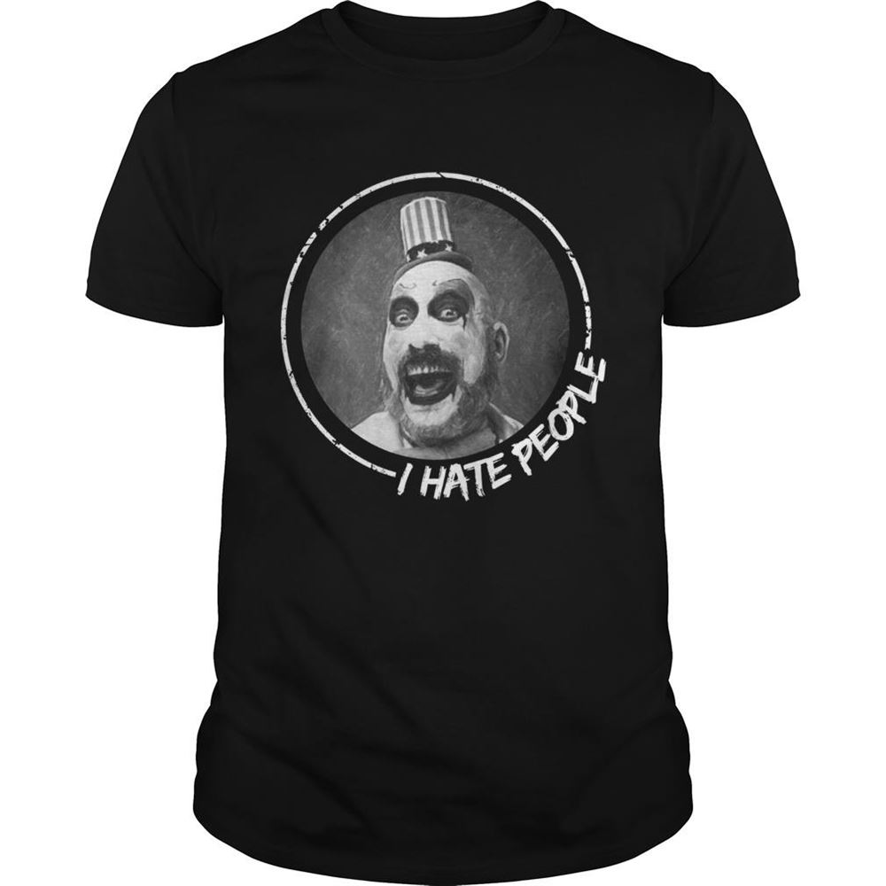 Best Captain Spaulding I Hate People Shirt 