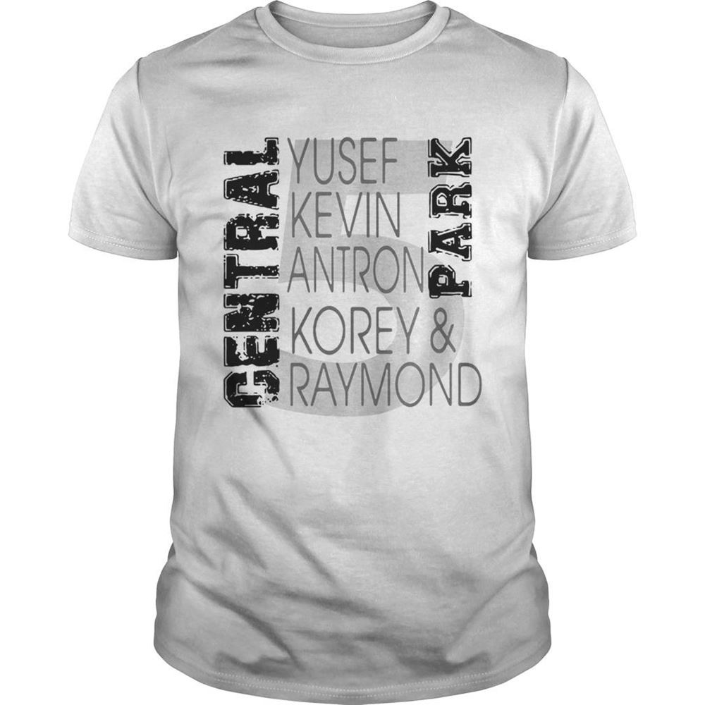 High Quality Central Park 5 Yusef Kevin Antron Korey And Raymond Shirt 