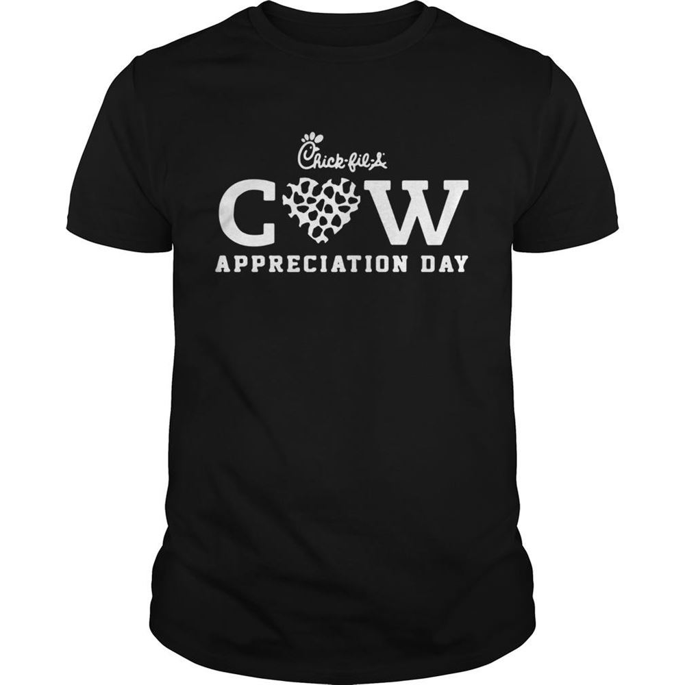 Limited Editon Chick Fil A Cow Appreciation Day Shirt 
