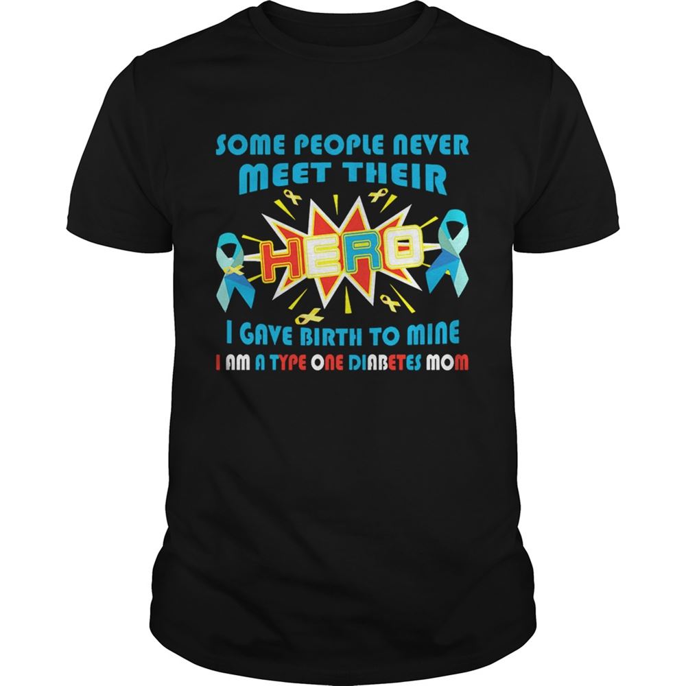Gifts Diabetes Mom Hero T-shirt 
