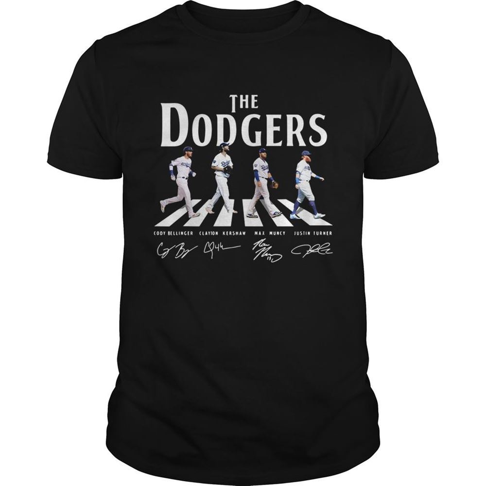 Happy Dodgers The Dodgers Abbey Road Signature Shirt 