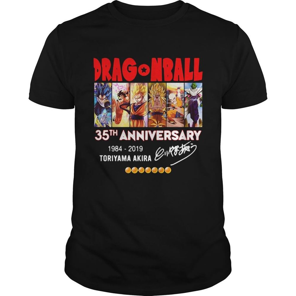 Great Dragon Ball 35th Anniversary 1984 2019 Toriyama Akira Shirt 