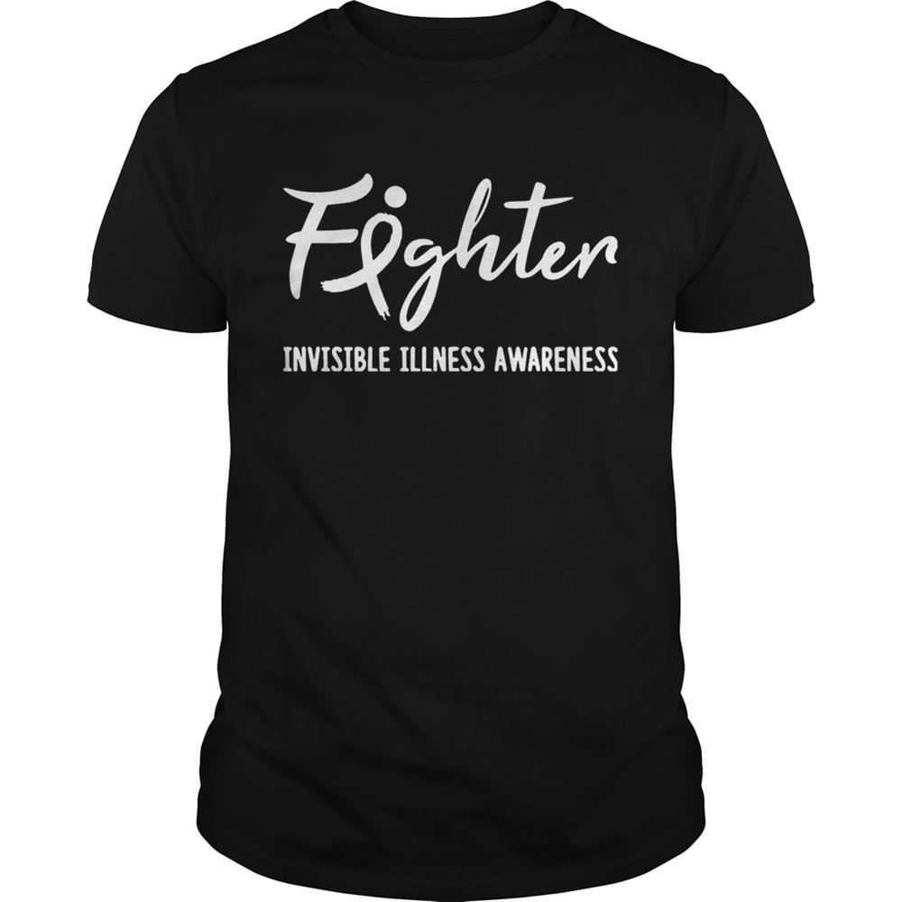 Interesting Fighter Invisible Illness Awareness T-shirt 
