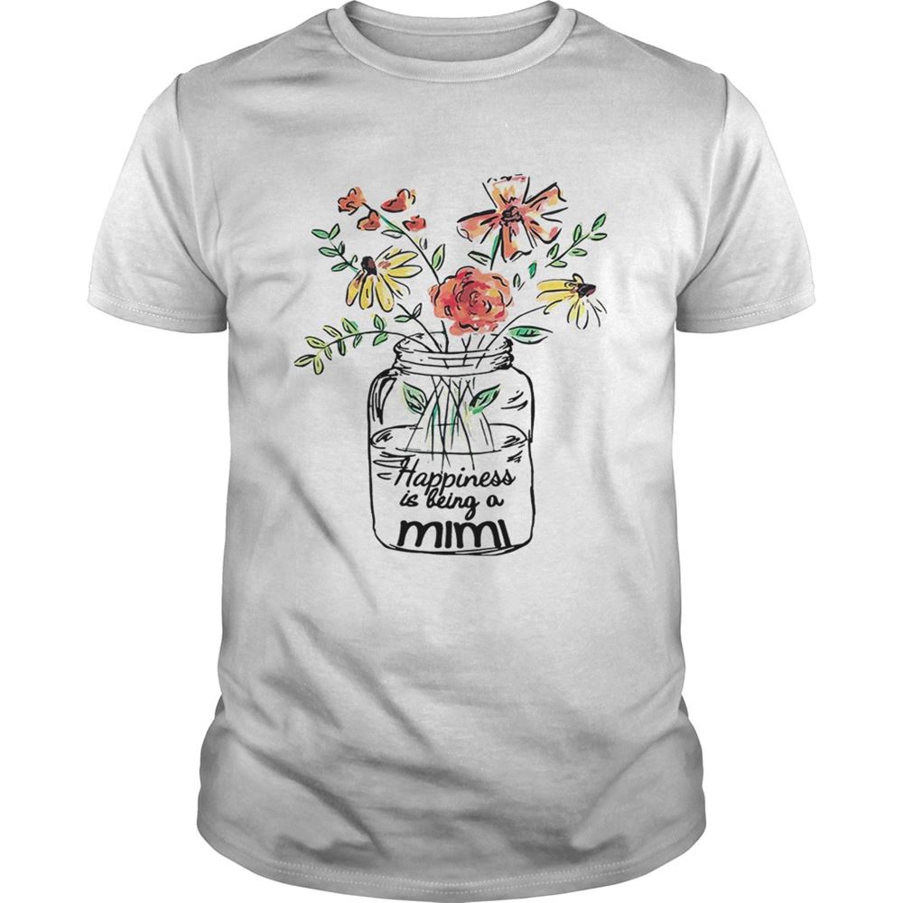 Best Flower Happiness Is Being A Mimi Shirt 