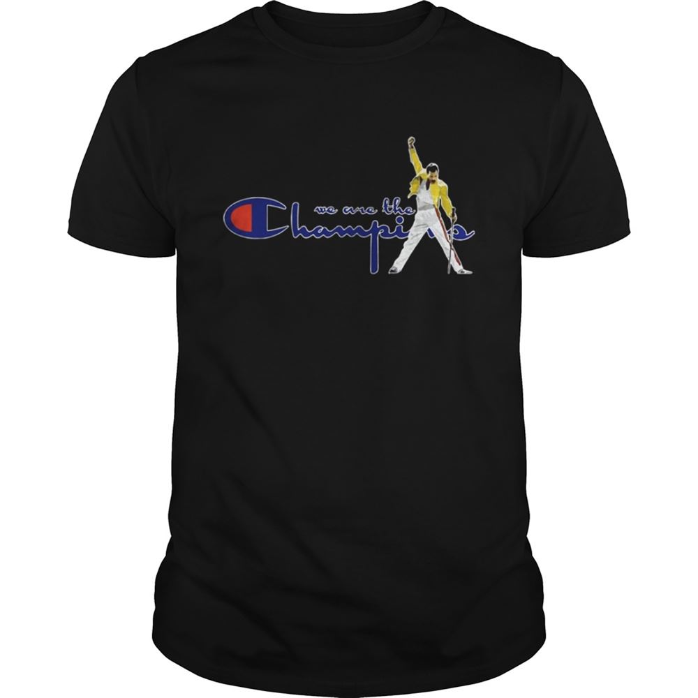 Awesome Freddie Mercury We Are The Champions Shirt 