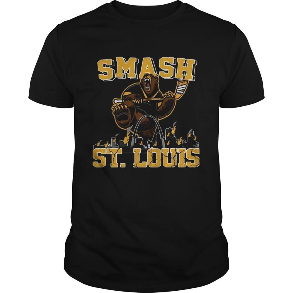 Interesting Funny Blades Bruins Smash St Louis Tshirt 