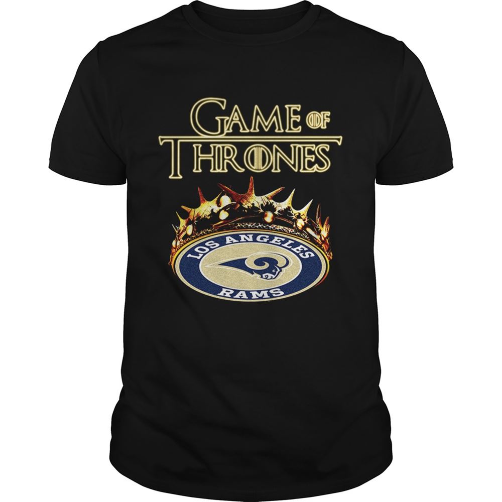 Limited Editon Game Of Thrones Los Angeles Rams Mashup Shirt 