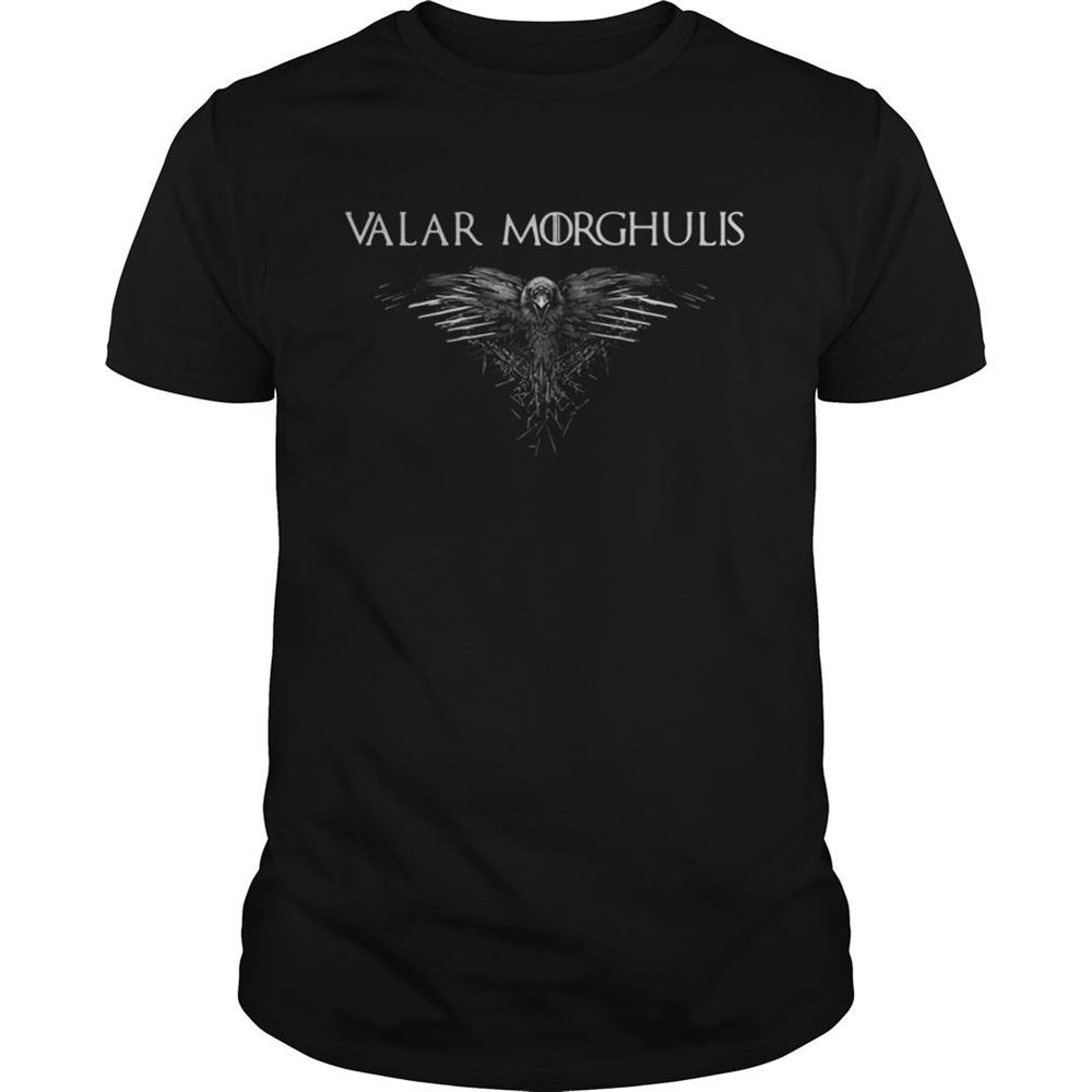 Amazing Game Of Thrones Raven Valar Morghulis Shirt 