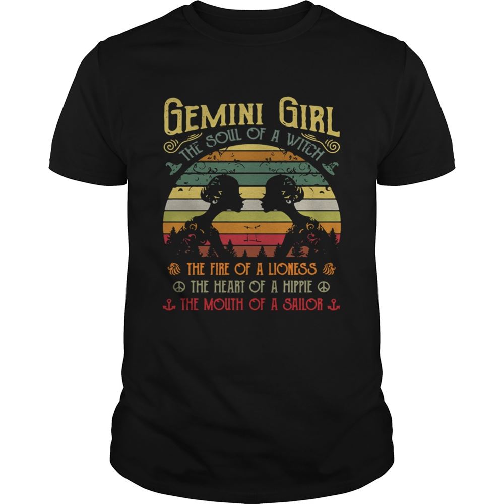 Limited Editon Gemini Girl The Soul Of A Witch The Fire Of A Lioness Shirt 