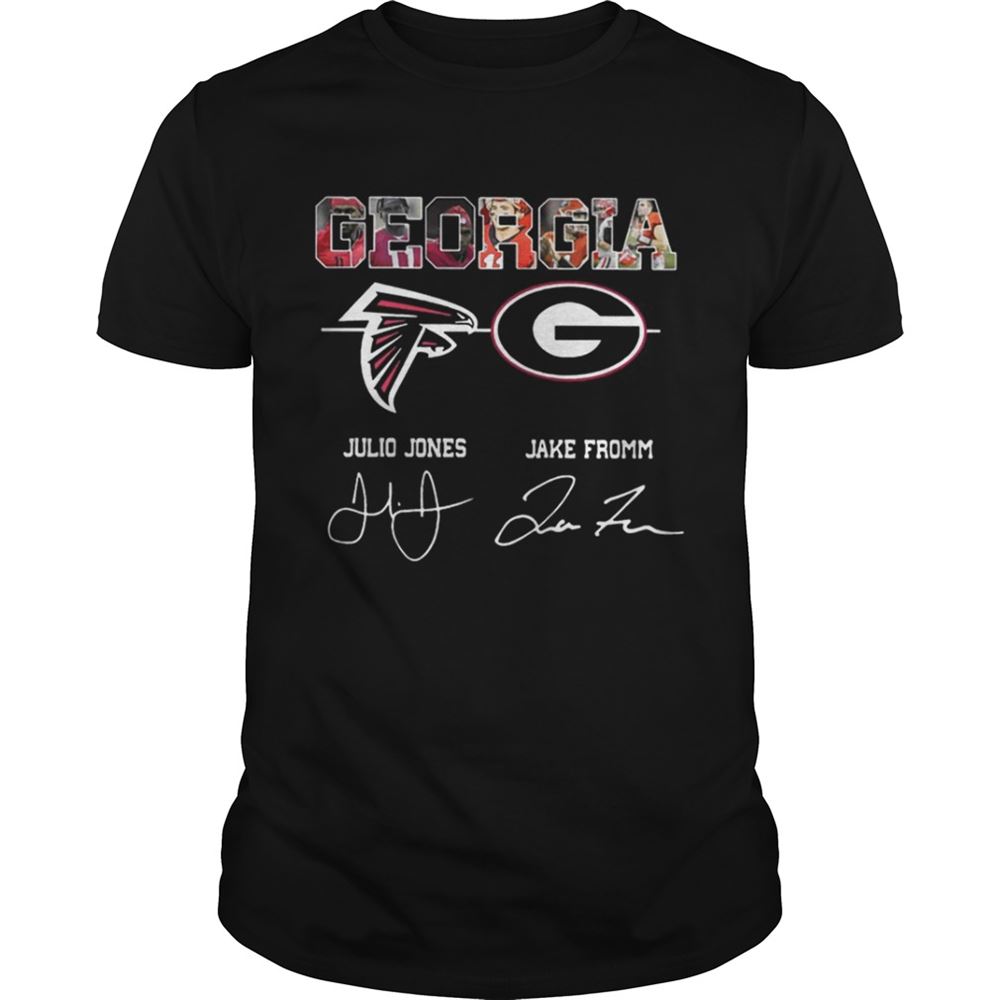 Special Georgia Julio Jones Jake Fromm Signature Shirt 