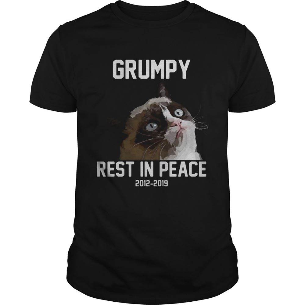 Special Grumpy Cat Rest In Peace 2012 2019 Shirt 