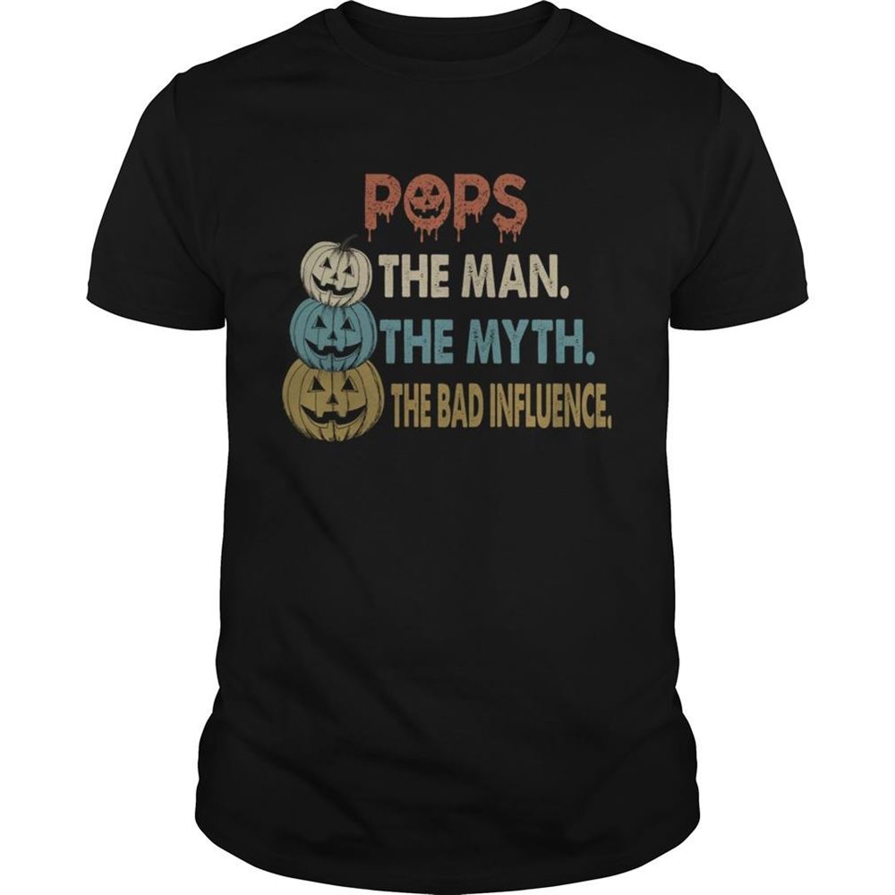 Interesting Halloween Pops The Man The Myth The Influence Tshirt 
