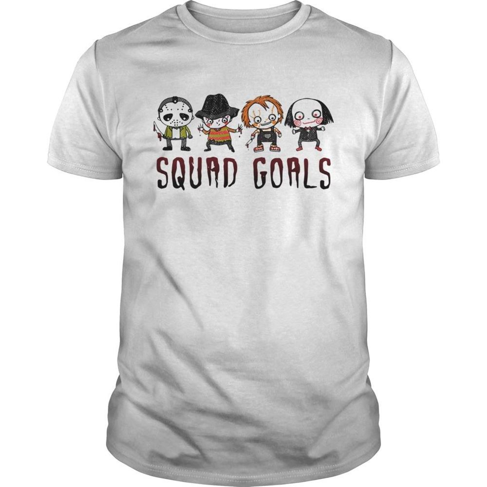 Amazing Horror Character Movie Squad Goals Shirt 